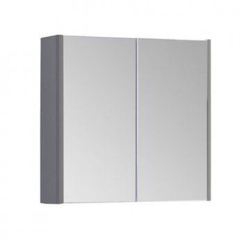 Prestige Options Mirror Cabinet 800mm Wide Basalt Grey