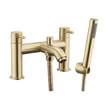 Prestige Ottone Bath Shower Mixer Tap - Brushed Brass | Product Image