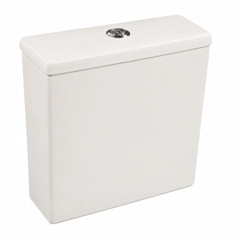 Prestige Ozone Square Rimless Open Back Close Coupled Toilet (inc Lightweight Soft Close Seat) | Product Image