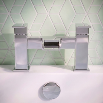 Prestige Phase Bath Filler Tap Chrome | Product Image