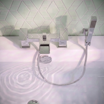 Prestige Phase Bath Shower Mixer Tap Chrome | Product Image