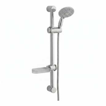 Prestige Plan Option 1 Thermostatic Concealed Shower Valve with Adjustable Slide Rail Kit - Chrome | Product Image