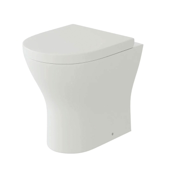 Prestige Primo Round Rimless Back to Wall Toilet - Soft Close Seat | Product Image