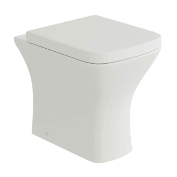 Prestige Primo Square Rimless Back to Wall Toilet (inc Soft Close Seat) | Product Image