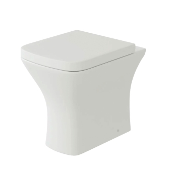 Prestige Primo Square Rimless Back to Wall Toilet - Soft Close Seat | Product Image