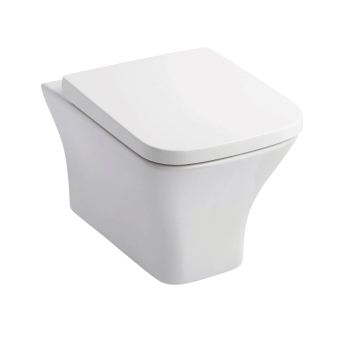 Prestige Primo Square Rimless Wall Hung Toilet - Soft Close Seat | Product Image