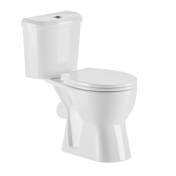 Prestige Proton Rimless Close Coupled Toilet (inc Soft Close Seat) | Product Image