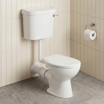 Prestige Proton Low Level Toilet with Lever Cistern (inc Soft Close Seat) | Product Image