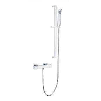 Prestige Pure Thermostatic Bar Shower with Adjustable Slide Rail Kit | Product Image