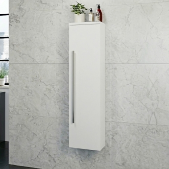 Prestige Purity 350mm Wall Hung 1-Door Tall Storage Unit | Product Image