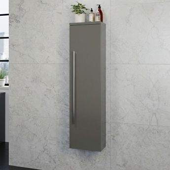 Prestige Purity 350mm Wall Hung 1-Door Tall Storage Unit | Product Image