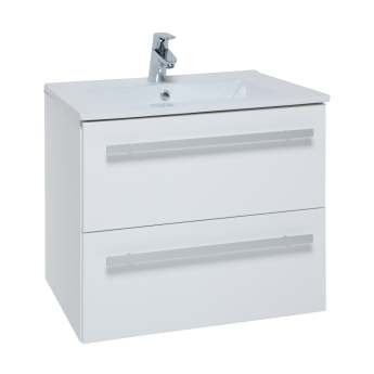Prestige Purity 600mm 2-Drawer Wall Hung Vanity Unit | Product Image