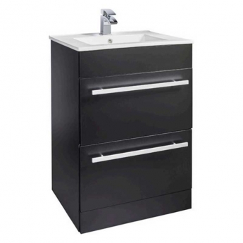 Prestige Purity 600mm 2-Drawer Floor Standing Vanity Unit