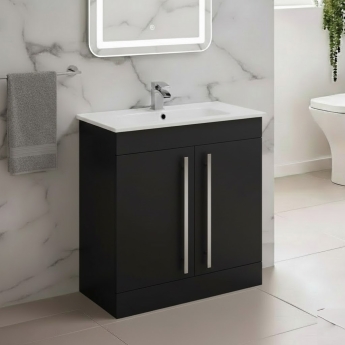 Prestige Purity 500mm 2-Door Floor Standing Vanity Unit | Product Image