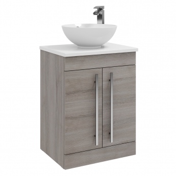 Prestige Purity 600mm 2-Door Floor Standing Countertop Vanity Unit