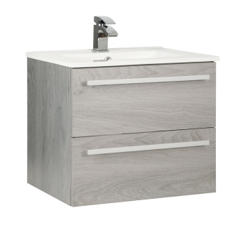 Prestige Purity 600mm 2-Drawer Wall Hung Vanity Unit | Product Image