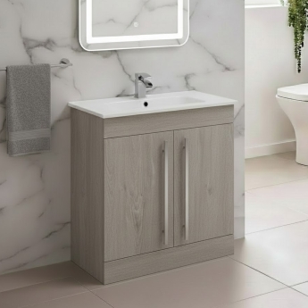 Prestige Purity 600mm 2-Door Floor Standing Vanity Unit | Product Image
