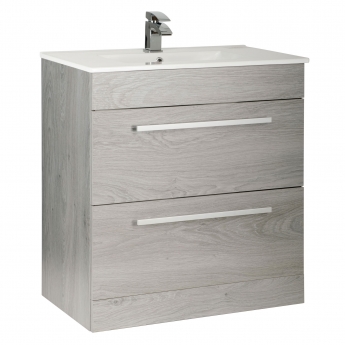 Prestige Purity 800mm 2-Drawer Floor Standing Vanity Unit