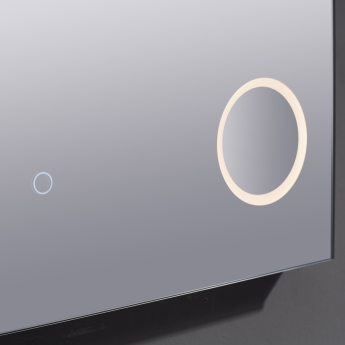 Prestige Sherston LED Bathroom Mirror with Touch Sensor and 3X Magnification 800mm H x 600mm W