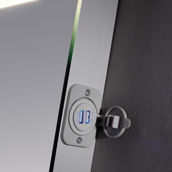 Prestige Sherston LED Bathroom Mirror with Touch Sensor and 3X Magnification 800mm H x 600mm W