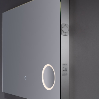 Prestige Sherston LED Bathroom Mirror with Touch Sensor and 3X Magnification 800mm H x 600mm W