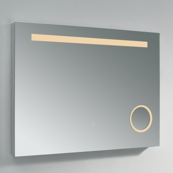 Prestige Sherston LED Bathroom Mirror with Touch Sensor and 3X Magnification 800mm H x 600mm W