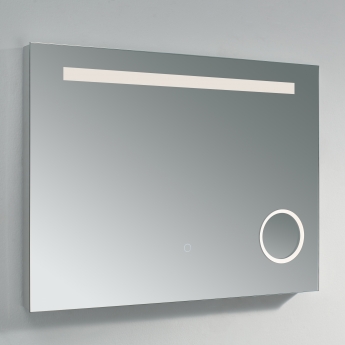 Prestige Sherston LED Bathroom Mirror with Touch Sensor and 3X Magnification 800mm H x 600mm W