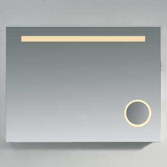 Prestige Sherston LED Bathroom Mirror with Touch Sensor and 3X Magnification 800mm H x 600mm W