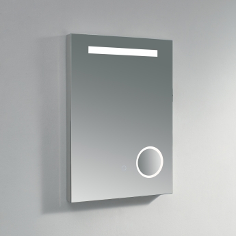 Prestige Sherston LED Bathroom Mirror with Touch Sensor and 3X Magnification 700mm H x 500mm W