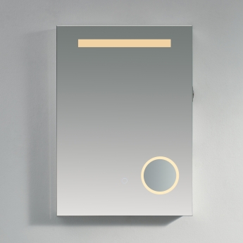 Prestige Sherston LED Bathroom Mirror with Touch Sensor and 3X Magnification 700mm H x 500mm W