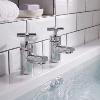 Prestige Times Bath Taps Pair Chrome | Product Image