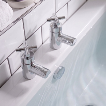 Prestige Times Bath Taps Pair Chrome | Product Image