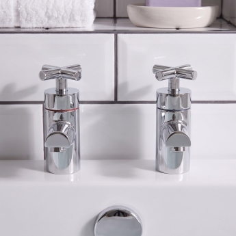 Prestige Times Bath Taps Pair Chrome | Product Image