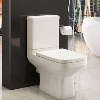 Prestige Trim Close Coupled Toilet with Cistern - Soft Close Seat