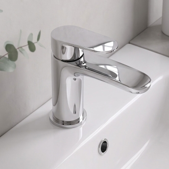 Prestige Verve Mono Basin Mixer Tap with Click Waste - Chrome | Product Image