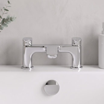 Prestige Verve Bath Filler Tap Pillar Mounted - Chrome | Product Image