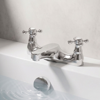 Prestige Viktory Bath Filler Tap Deck Mounted - Chrome | Product Image