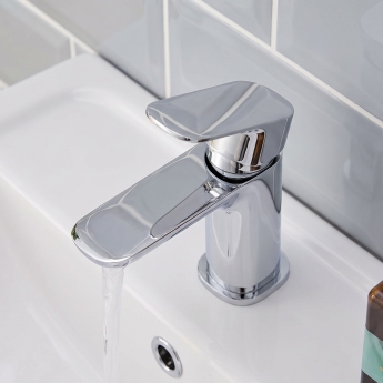 Prestige Visage Mono Basin Mixer Tap with Click Waste - Chrome | Product Image