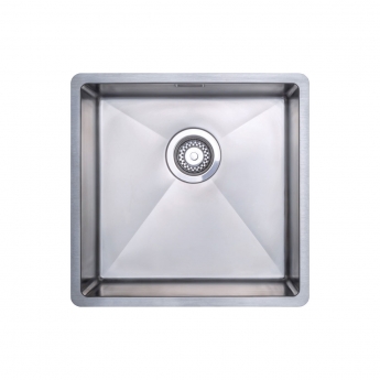 Prima+ R10 1.0 Bowl Large Inset/Undermount Kitchen Sink With Murray Tap 450mm L x 440mm W - Stainless Steel/Chrome | Product Image