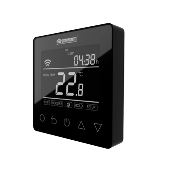 ProWarm ProTouch-E Electric WiFi Smart Thermostat with Floor Sensor - Black | Product Image