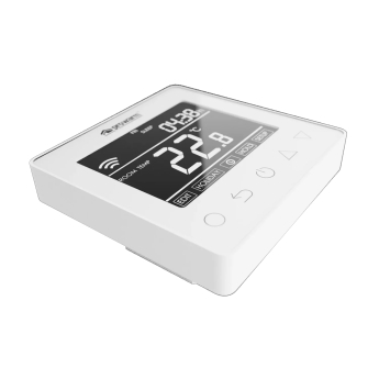 ProWarm ProTouch-E Electric WiFi Smart Thermostat with Floor Sensor - White | Product Image