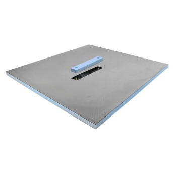 ProWarm ProTray Linear Centre Drain Wet Room Shower Tray Former 900mm x 900mm | Product Image