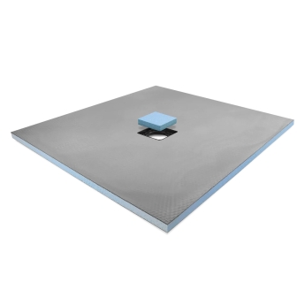 ProWarm ProTray Centre Drain Wet Room Shower Tray Former 800mm x 800mm | Product Image