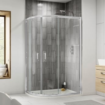 Purity Advantage Offset Quadrant Shower Enclosure 900mm x 760mm - 6mm Glass