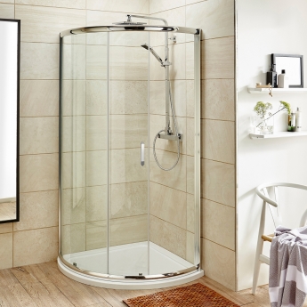 Purity Advantage Quadrant Shower Enclosure with Handle 860mm x 860mm - 6mm Glass