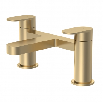 Delphi Cargo Brushed Brass Bath Filler Tap | Product Image