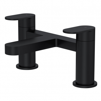 Delphi Cargo Matt Black Bath Filler Tap | Product Image