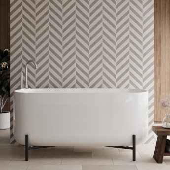 Delphi Cauldron Modern Freestanding Bath 1700mm x 750mm (inc Cradle/Stand)