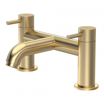 Delphi Corinthian Brushed Brass Bath Filler Tap | Product Image