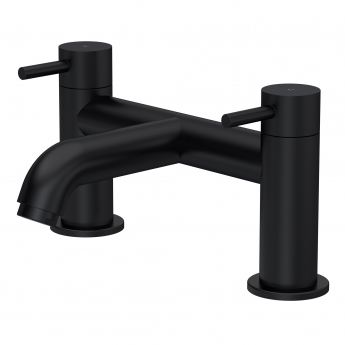 Delphi Corinthian Matt Black Bath Filler Tap | Product Image